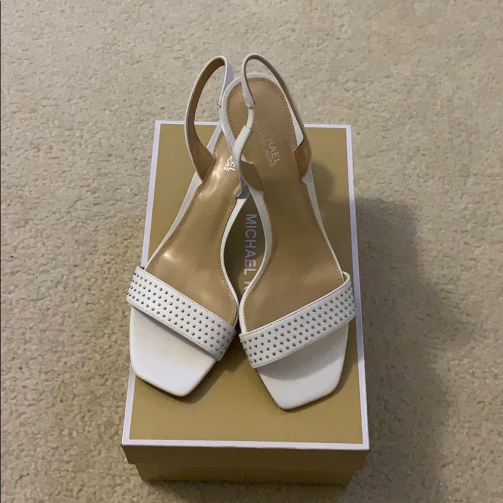 Brand New Michael Kors Sandals - White